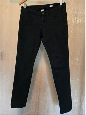 Arizona Jean Co Size 11 Black Super Skinny Jeans Low Rise Stretch
